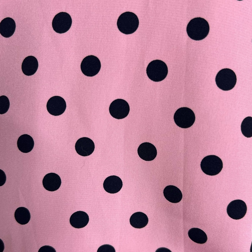 Kasper Polka Dot High Neck Sleeveless Blouse size 12 - Picture 9 of 15